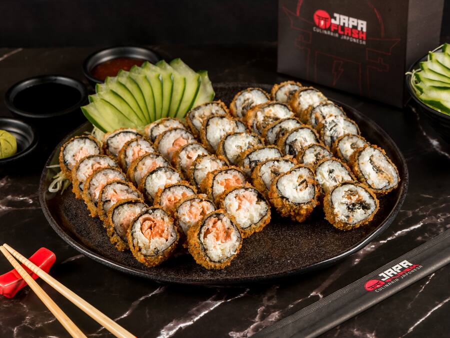 Combo 18 + 18 ( Hots Crocante)| Salmão & Skin