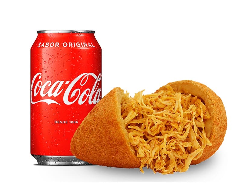 Coxinha Média + Refri Lata
