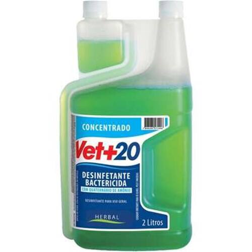 Desinfetante Vet+20 Bactericida Herbal 2l