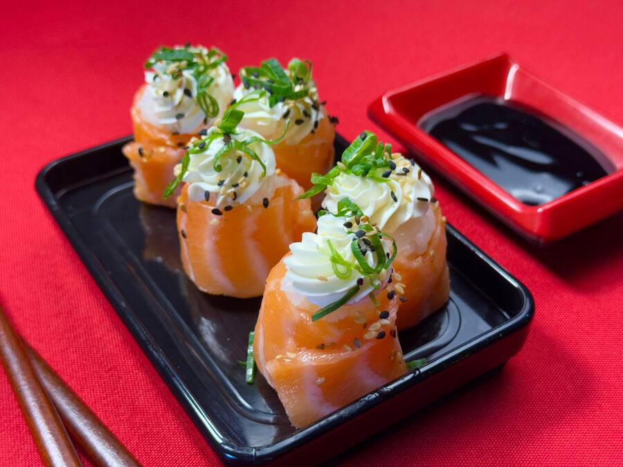 Djô Salmão com Cream Cheese (5 peças)