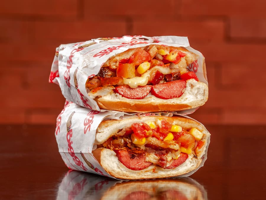 Dog bacon milho queijo