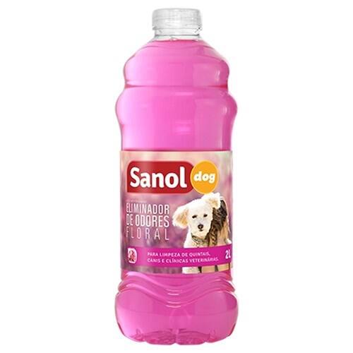 Eliminador de Odores Sanol Dog Floral Embalagem 2l