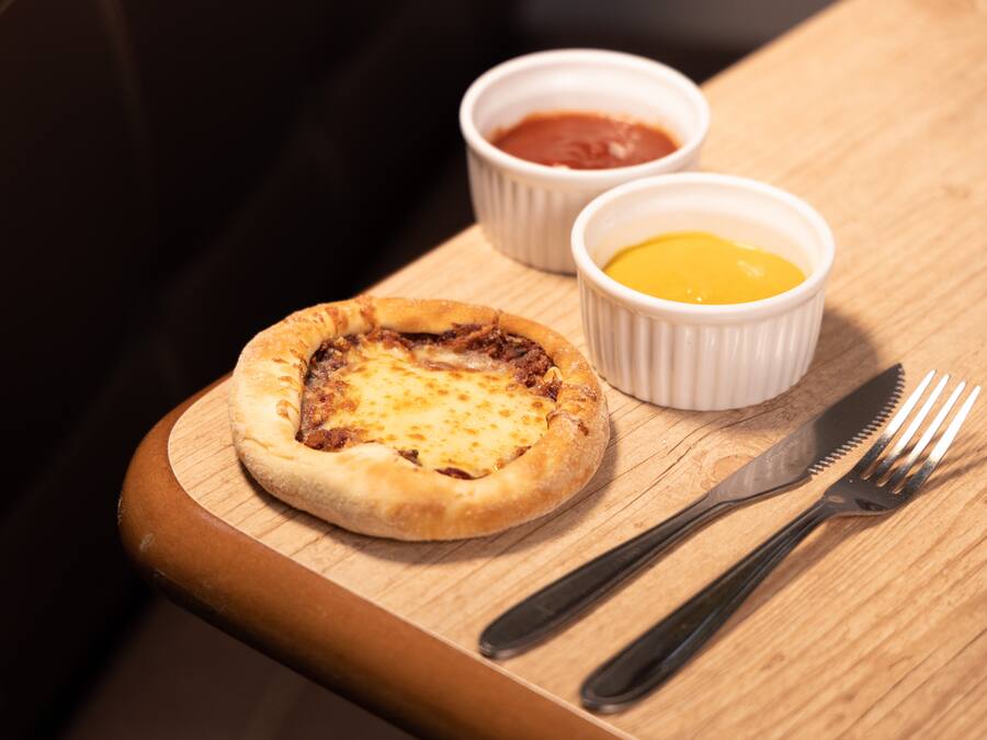 Esfiha de Carne c/ Queijo