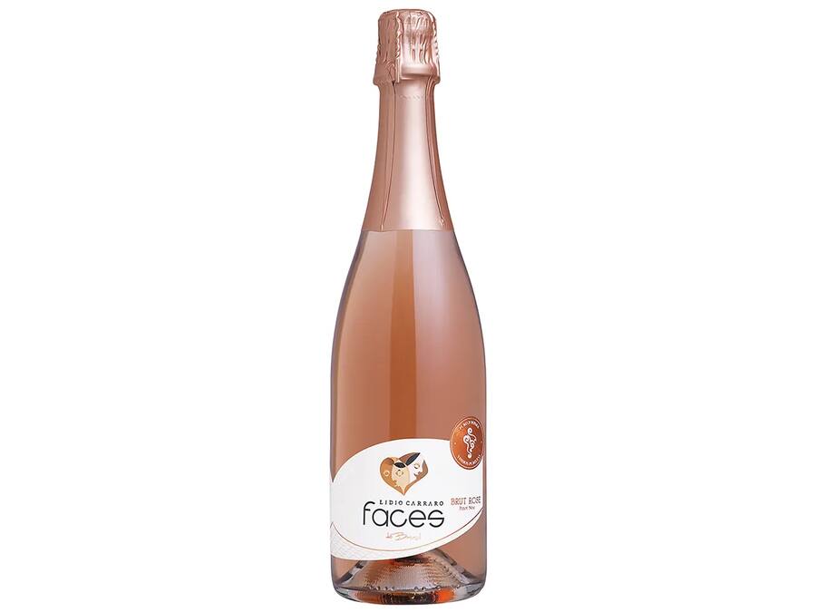 Espumante Lidio Carrraro Faces do Brasil Brut Rosé