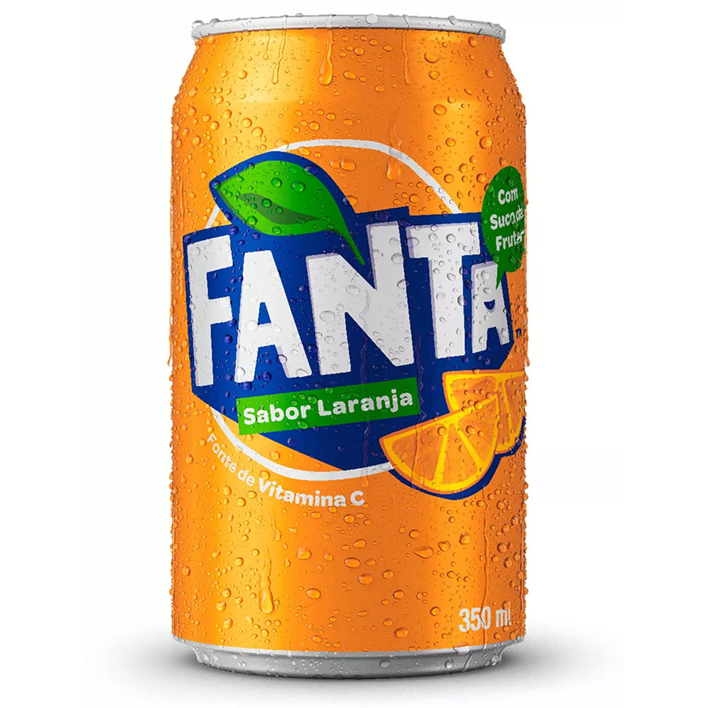 Fanta Laranja Lata 350 ml