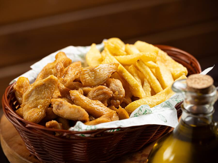 Filé de Frango com Fritas - 500g