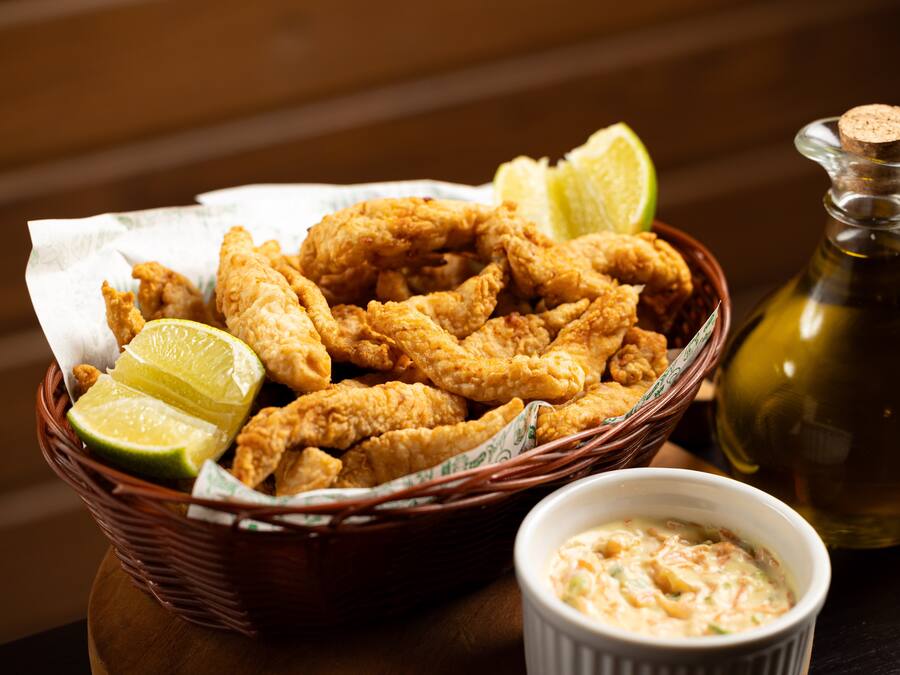 Filé de Tilápia Empanado - Porção de 500g