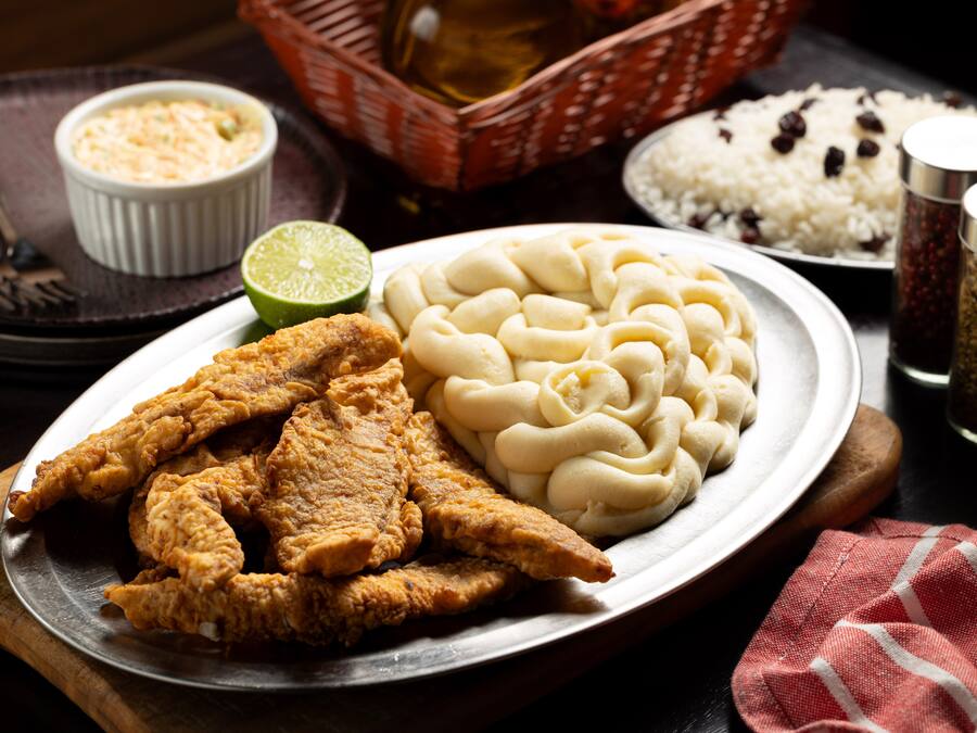 Filé de Tilápia Empanado - Prato