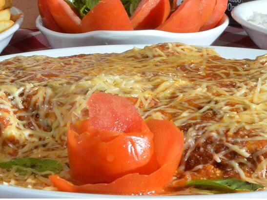 Filé mignon a parmigiana Tamanho Família - 400g