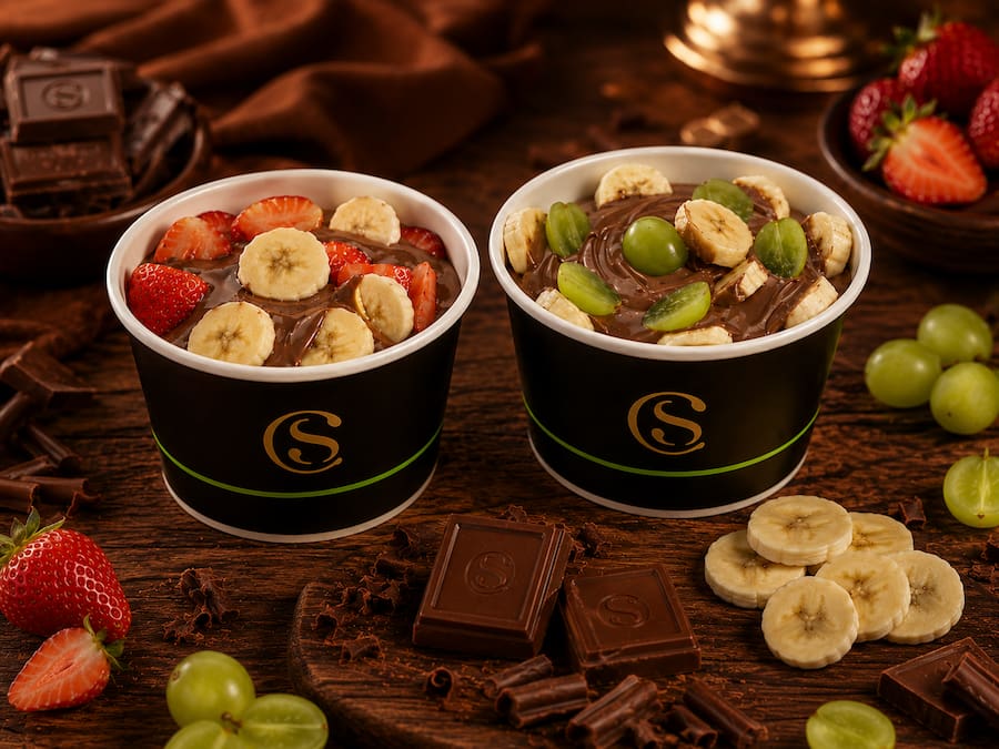 Fondue Misto Banana + uma fruta