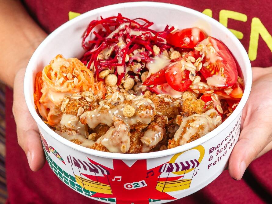 Frango Croc - por @nutribeatriz_finizola