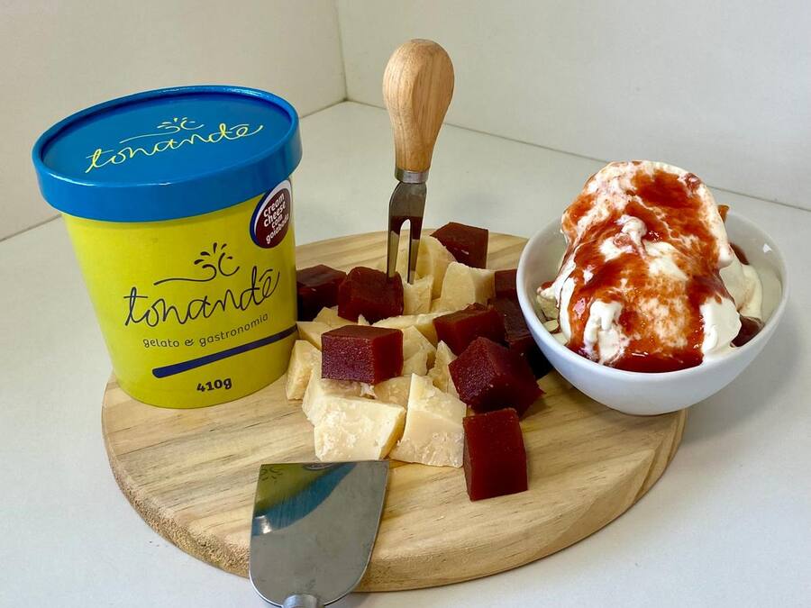 Gelato de Cream Cheese com Goiabada 500ml