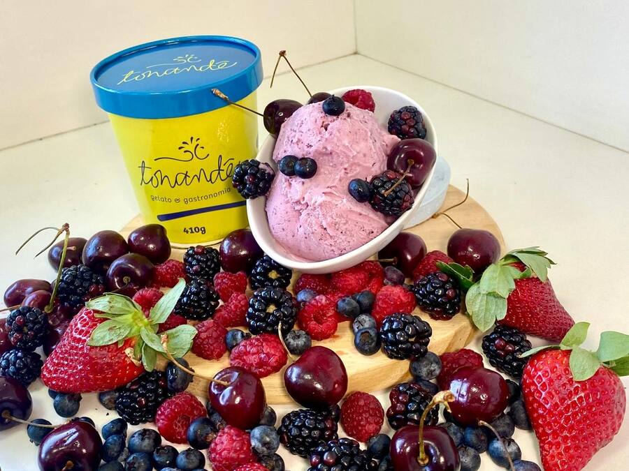 Gelato de Frutas Vermelhas 500ml