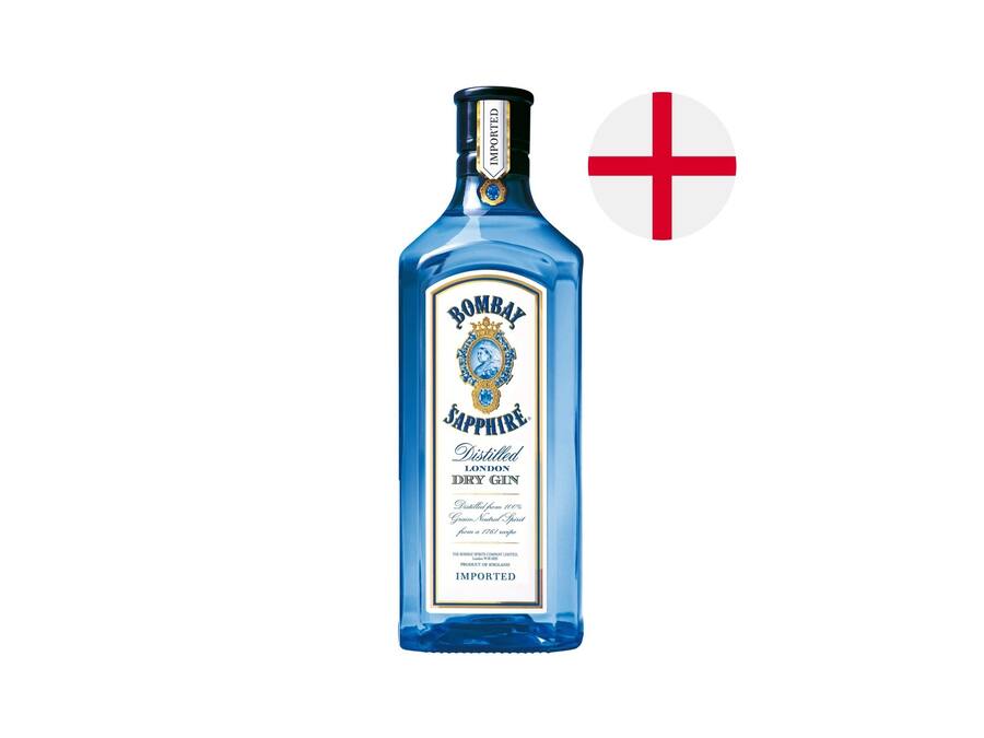 Gin Bombay Sapphire Dry London 750ml - Inglaterra