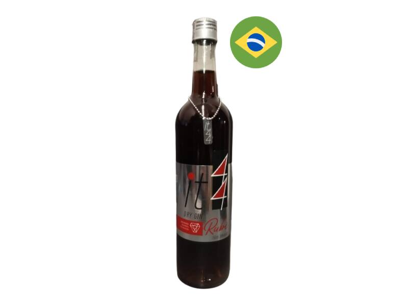 Gin It 44 London Dry Rubi Morango 750ml - Brasil