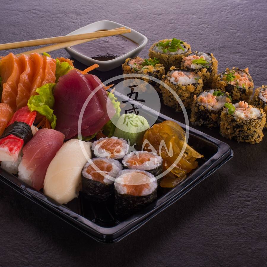 Gk Combo Gourmet 15 pçs + Hot Roll Filadélfia 10 pçs