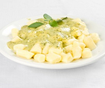 Gnocchi  pesto 
