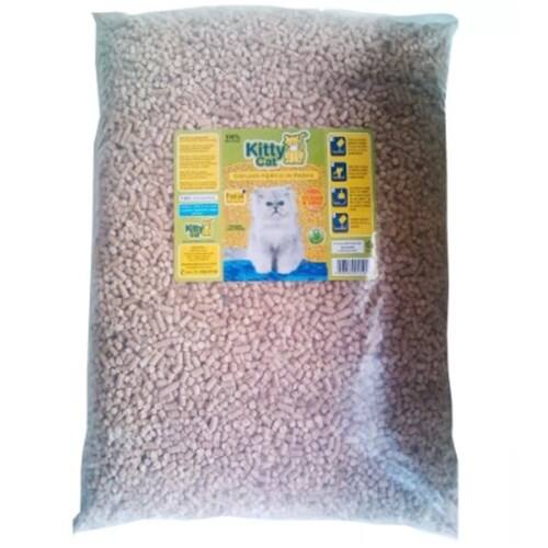 Granulado Sanitário de Madeira para Gatos Kitty Cat 5kg