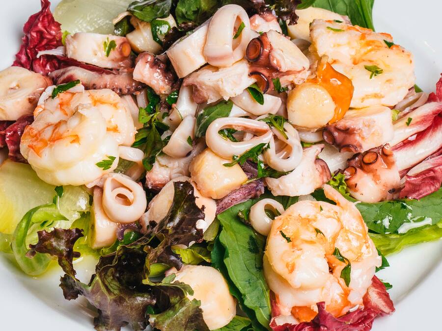 Insalata Di Mare Al Vapore