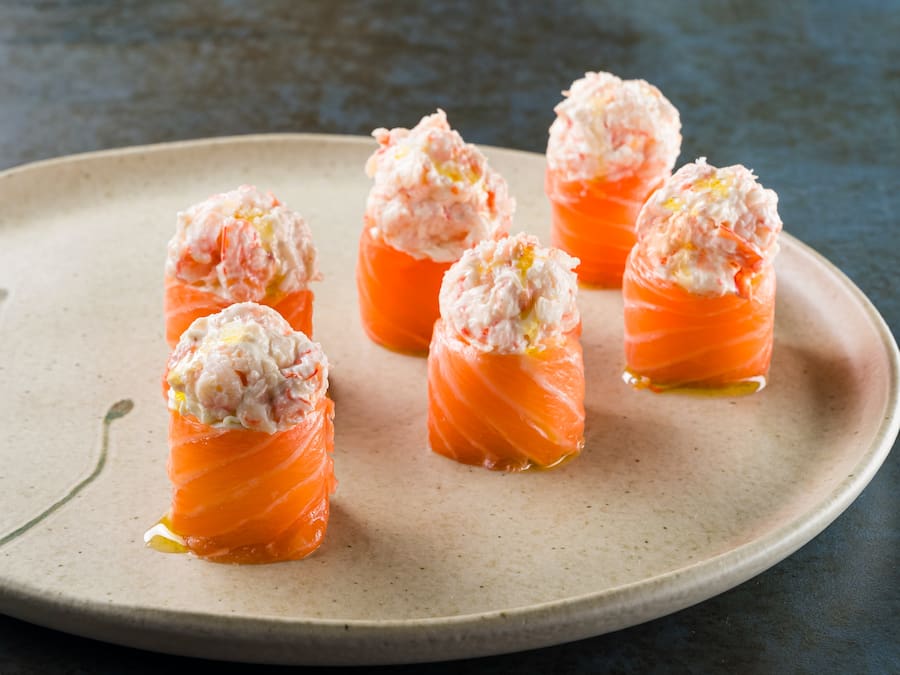 Jow de Camarão com Cream Cheese Trufado (6 un)