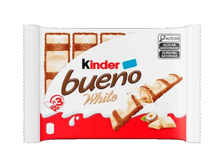 Kinder Bueno White 117g (Embalagem grande c/ 3un)
