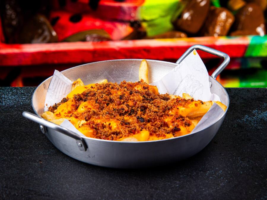 Mini Batata Cheddar e bacon