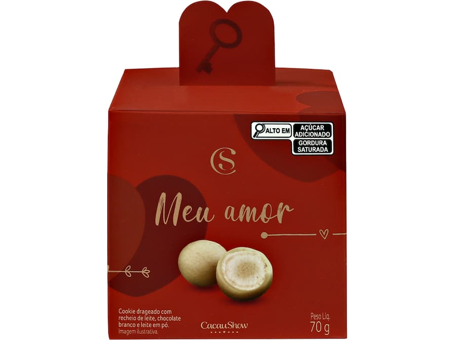 Mini Cubo com Drageados de Leite em Pó 70g