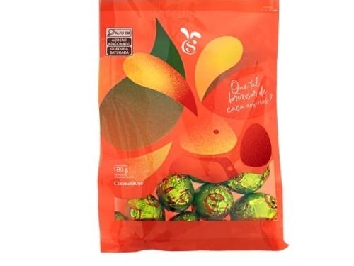 Mini Ovinhos Cacau Magia Ao Leite 180g