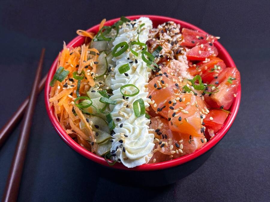 Mini Poke Capitão 03 - Salmão Misto (250g)