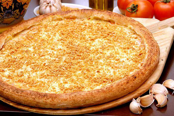 Mozzarela com alho com de desconto