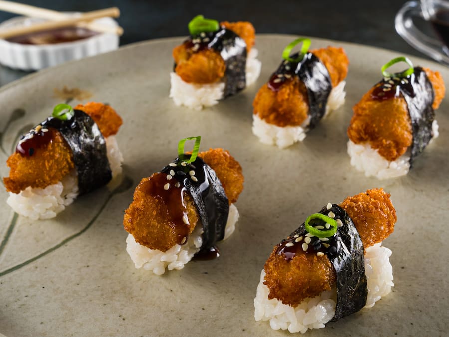 Niguiri de Camarão Empanado (6 un)