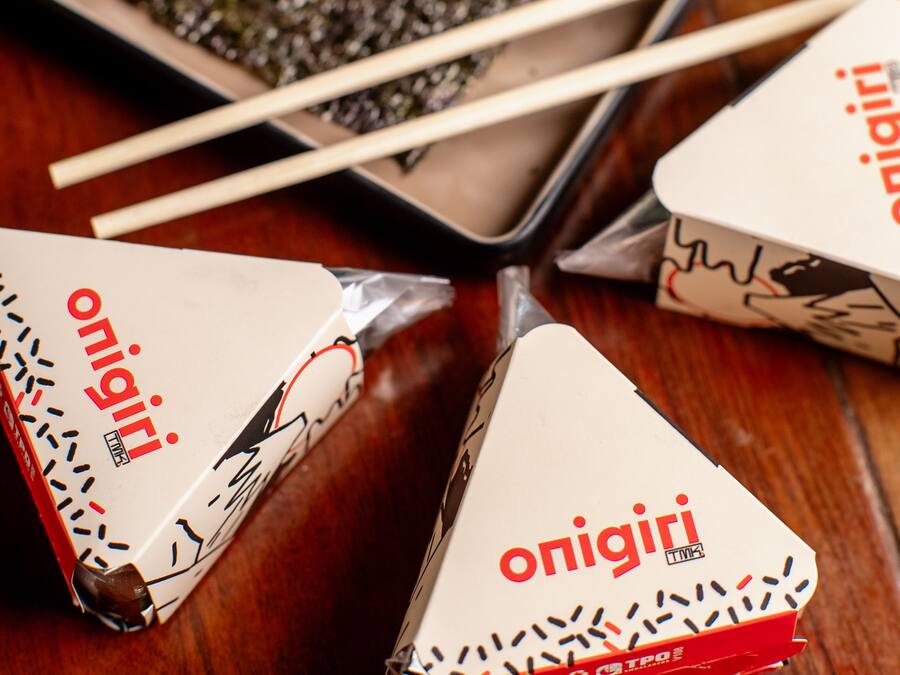 Onigiri de Camarão