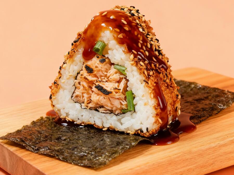 Onigiri Salmão Grelhado