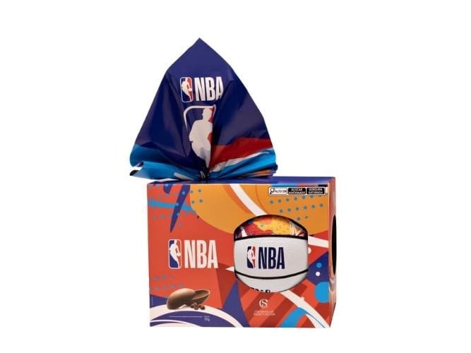 Ovo De Páscoa Ao Leite Bola Nba Chocoesportes 170g