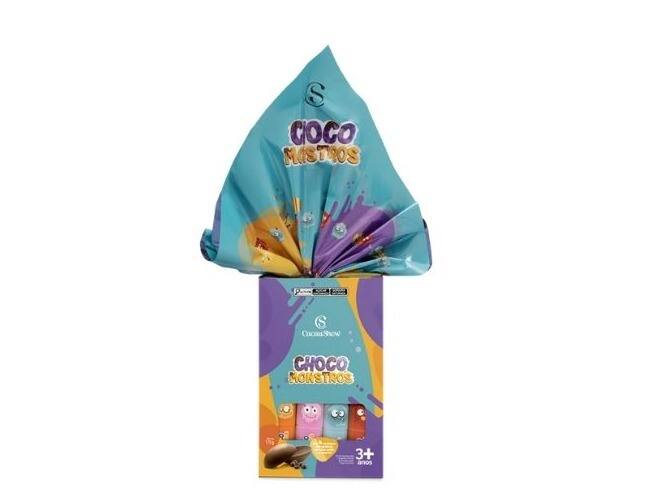Ovo De Páscoa Ao Leite Canetas Chocomonstros 170g