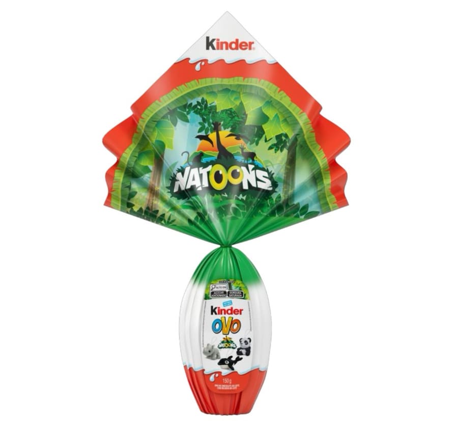 Ovo de Páscoa Kinder Natoons 150g