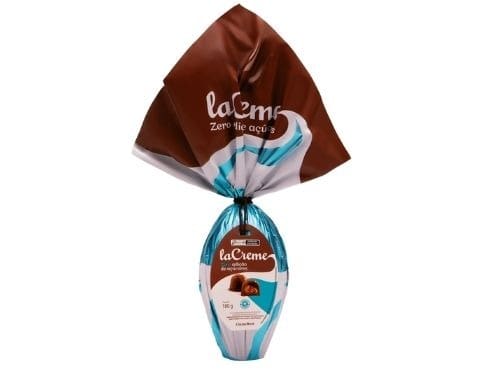 Ovo De Páscoa Lacreme Ao Leite Zero Adição De Açúcar 180g