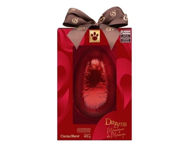 Ovo De Páscoa Merengue De Morango 400g