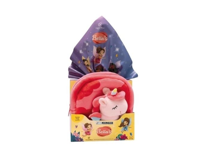 Ovo De Páscoa Mochila Com Pelúcia Bella'S 170g