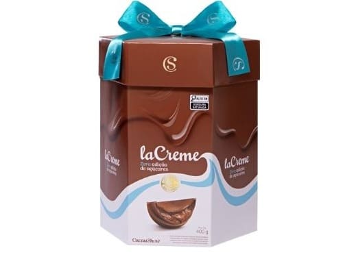 Ovo De Páscoa Recheado Lacreme Ao Leite Zero Adição De Açúcar 400g