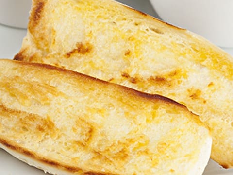 Pão francês na chapa