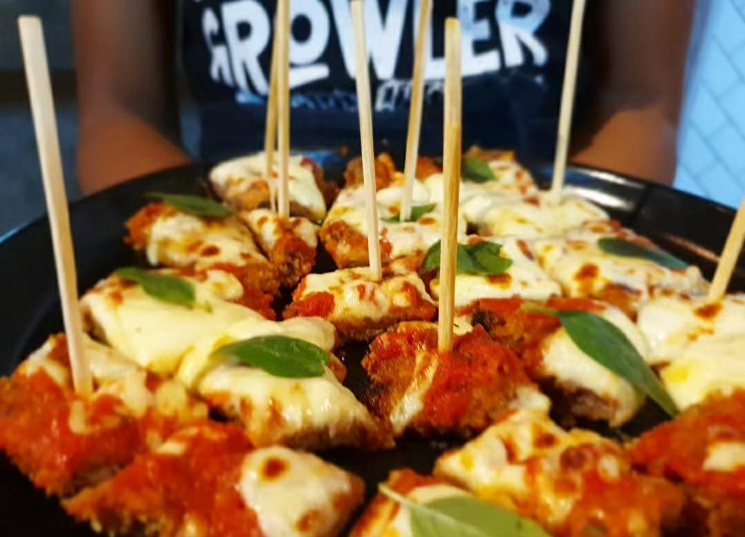 Parmegiana no palito