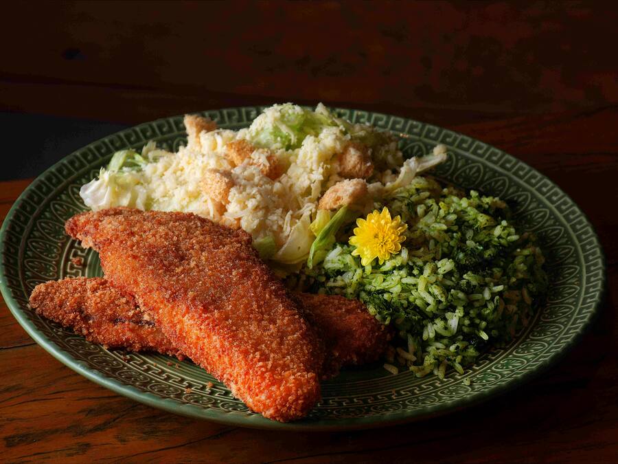 Peixe Crocante + 3 Acompanhamentos