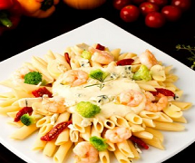 Penne di gemberri executivo