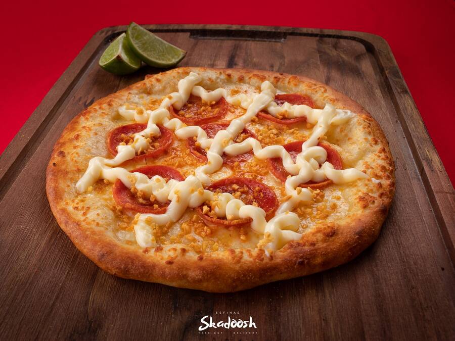 Pepperoni com alho e Catupiry