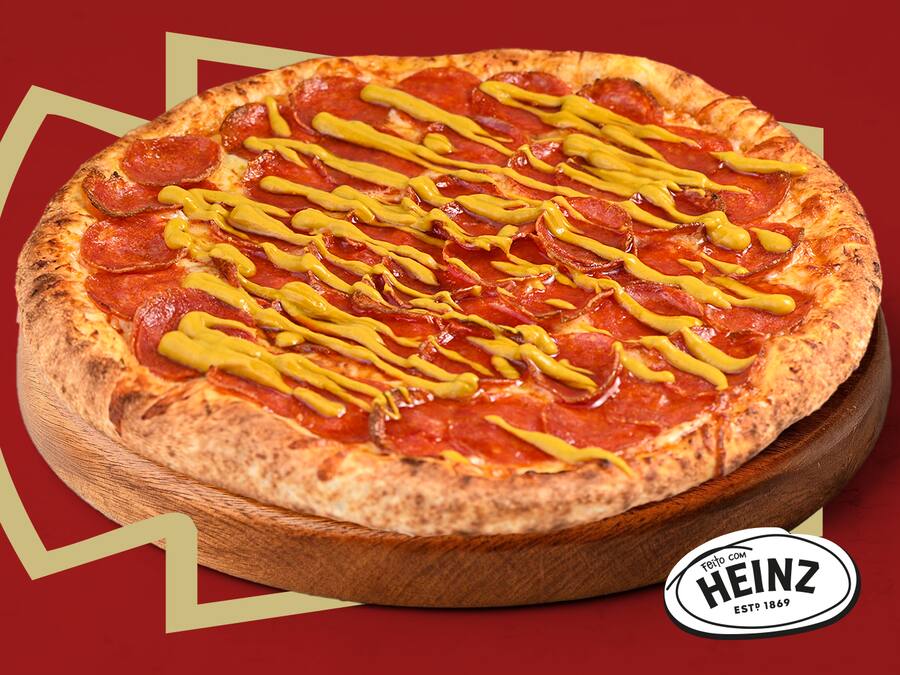 Pepperoni com Mostarda e Mel Heinz 40cm