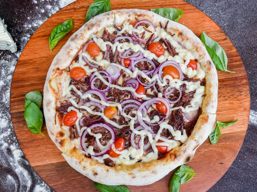 Pizza 2 sabores - 30 cm