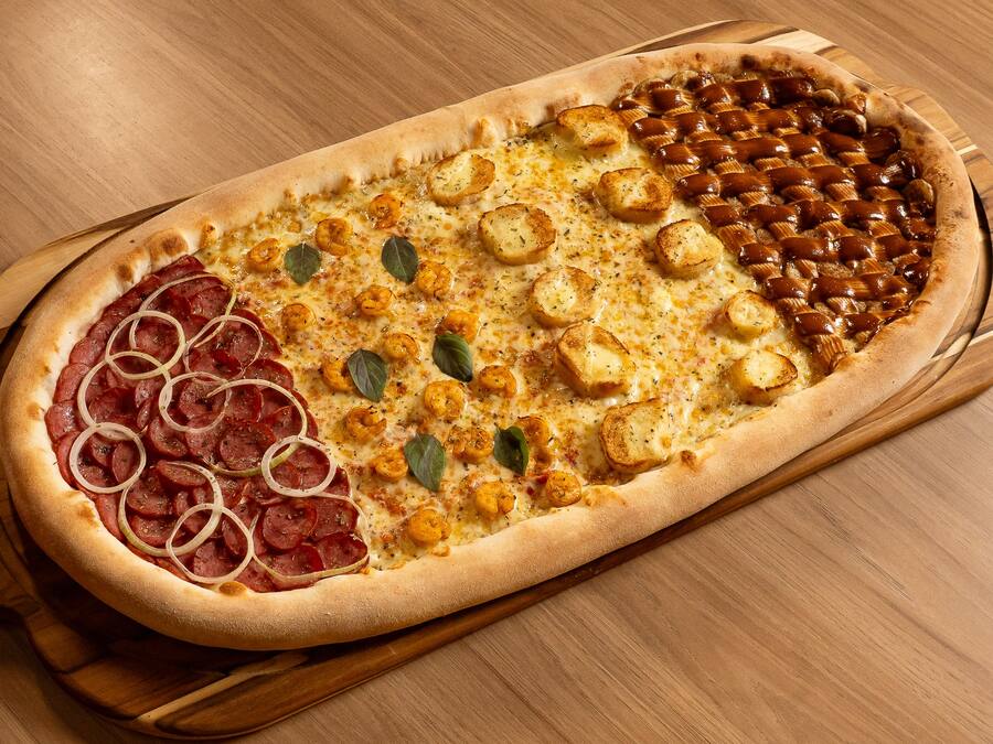 Pizza Absurda! 70 Cm |Escolha Até 4 Sabores:
