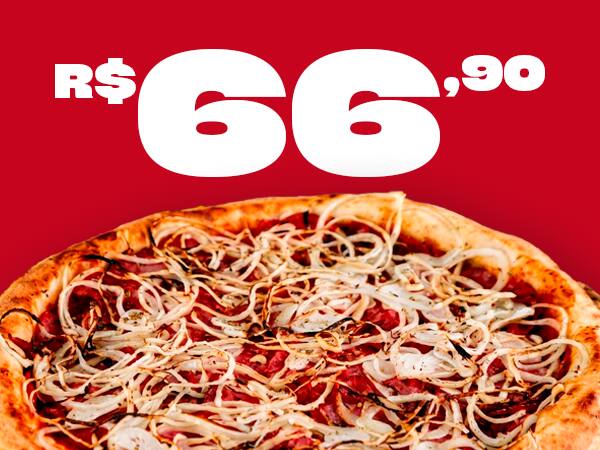 Pizza de 30cm - Sabores selecionados por R$66,90