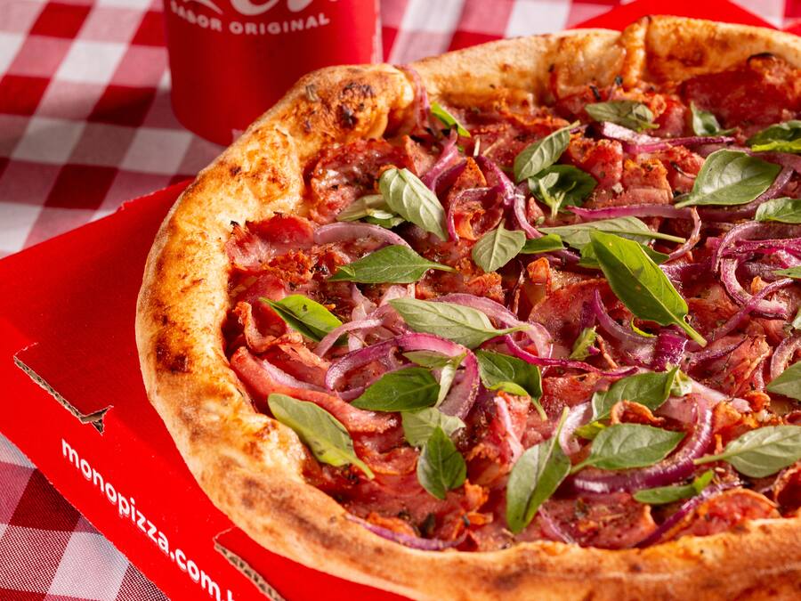 Pizza Individual 25cm + Refri 350ml + Esfiha doce